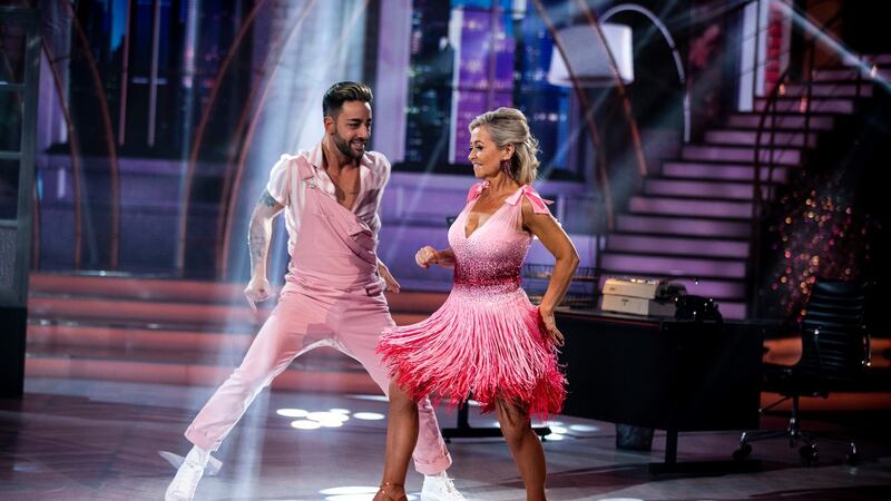 Author Cathy Kelly and Maurizio Benenato. Photograph: Kyran O’Brien