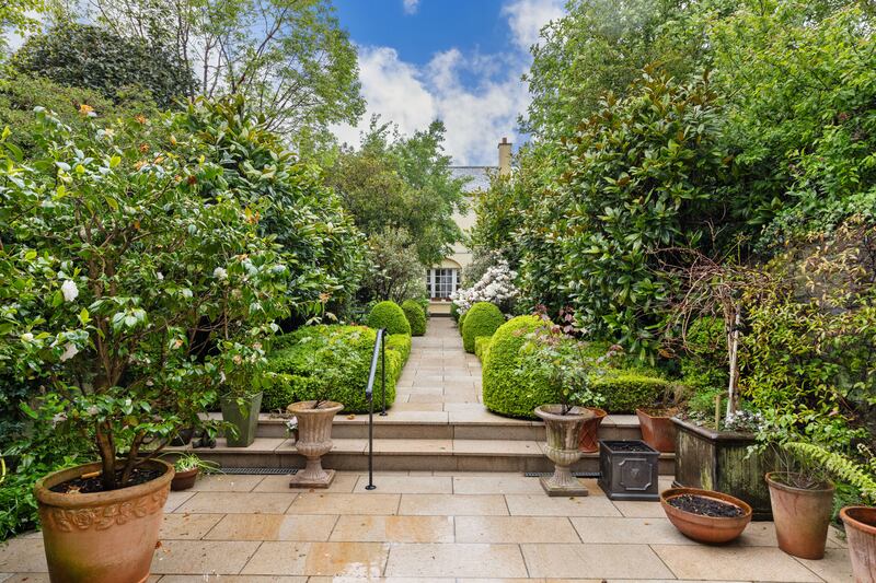 View of mews from the back garden