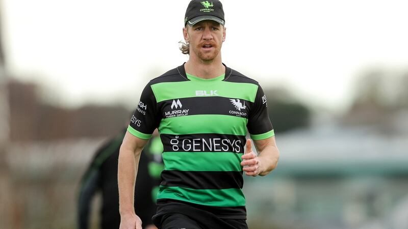 Ben O’Donnell made his Connacht debut from the bench against Leinster. Photograph: Laszlo Geczo/Inpho