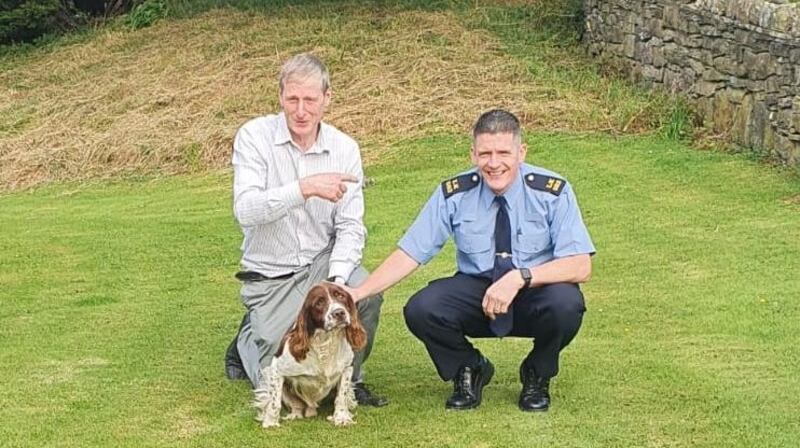 Garda Shane Hayes, Gerard and his dog Jake