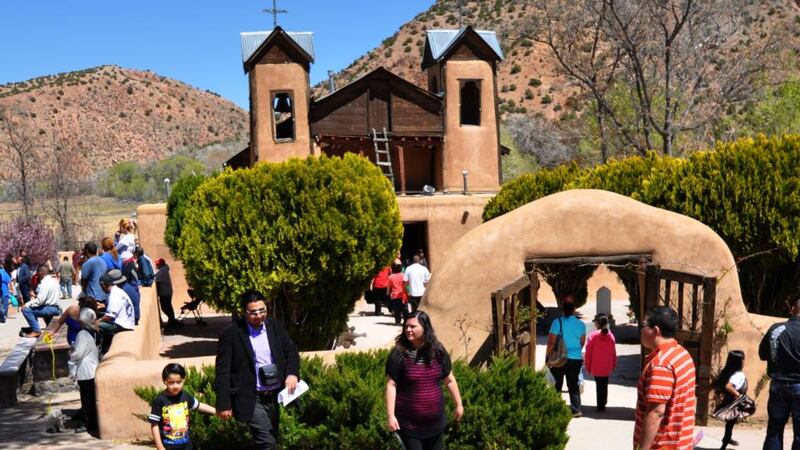 The Santuario de Chimayo   pilgrimage site where. Photograph: Robert Alexander/Archive Photos/Getty Images