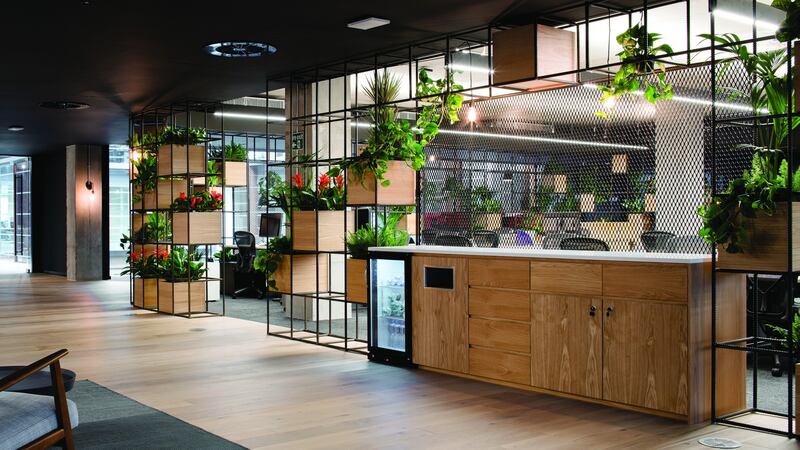 ODOS created a gorgeously green HQ for tech messaging company Slack.