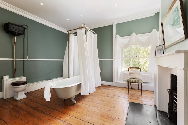 The bathroom in Clohamon House, Co Wexford