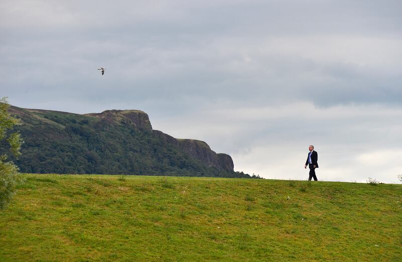 Conor Burns left Northern Ireland with his family aged eight and moved to England: “It allowed my political identity to develop outside of the corset of a sectarian identity given to you by accident of birth, which you then felt here obliged to live under.” Photograph: Arthur Allison/Pacemaker Press 