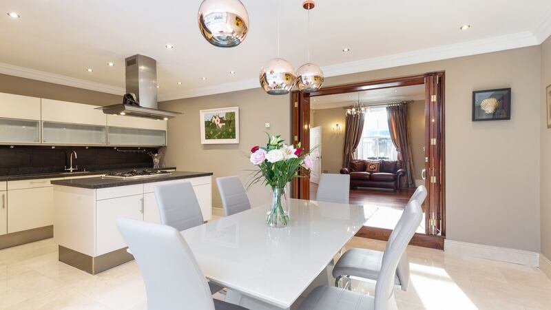 Kitchen and dining area