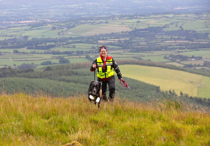 Helen Connolly with Rosie. Photograph: Patrick Browne