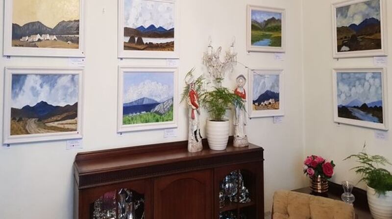 Eileen Twomey has painted more than 50 pictures for the exhibition. Photograph: Jennifer Ryan
