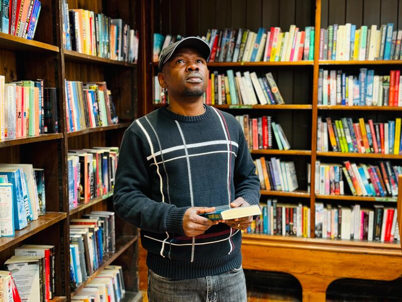 “It keeps us busy and updated. I hope to continue learning and improving,” said 40-year-old asylum seeker Olukayode Akisola Akisammi, who arrived in Ireland with his wife and three children in February 2024. Photograph: Saeedullah Safi