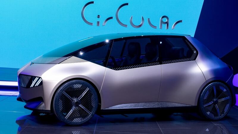 A BMW i Vision CirCular concept car. Photograph: Jan Hetfleisch/Getty