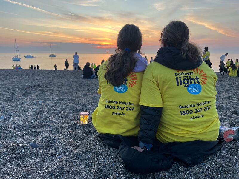 Darkness into Light 2024 in Greystones, Co Wicklow. Photograph: Suzy Freeman/Inpho