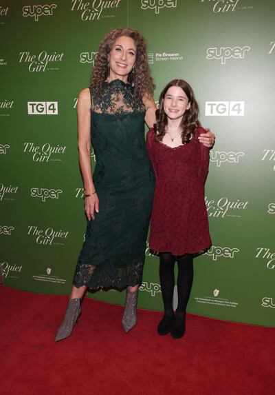 An Cailín Ciúin: Carrie Crowley and Catherine Clinch attending film's premiere in New York. Photograph: Dimitrios Kambouris/Getty Images