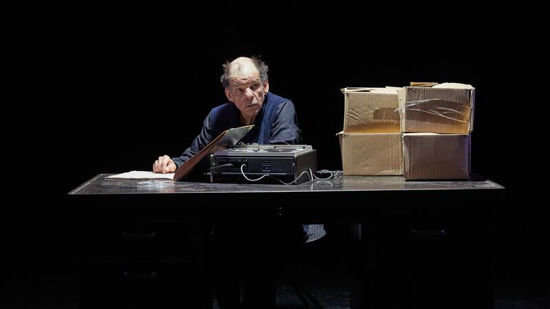 Beckett: Unbound 2024 – The French actor Denis Lavant in Krapp’s Last Tape. Photograph: Pierre Grosbois