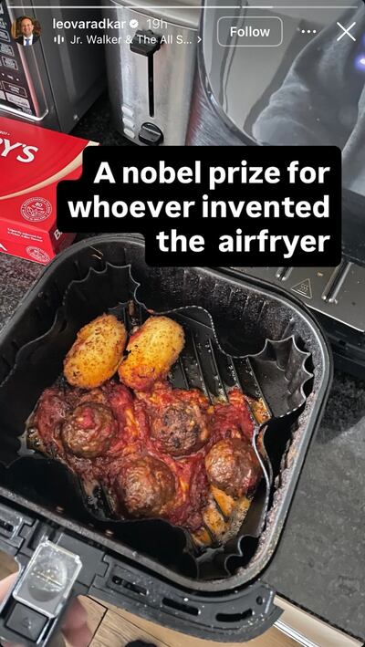 Leo Varadkar's air fryer dinner