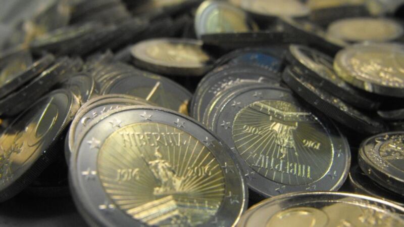 4.5 million coins were minted to mark the centenary of the 1916 Easter Rising. Photograph: Jason Clarke/Central Bank