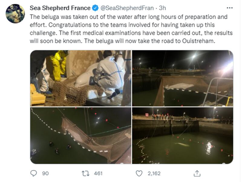 (Sea Shepherd France/PA)