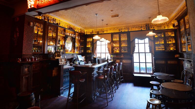 The Whiskey Palace at  the Palace Bar on Dublin’s Fleet Street. Photograph: Alan Betson