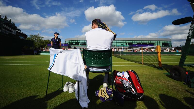 Niland was within two games of a clash with Roger Federer on Centre Court. Photo: Clive Mason/Getty Images