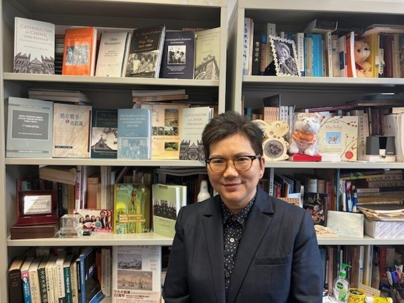 Prof Cindy Yik-yi Chu in her office at Hong Kong Baptist University. Photograph: Denis Staunton