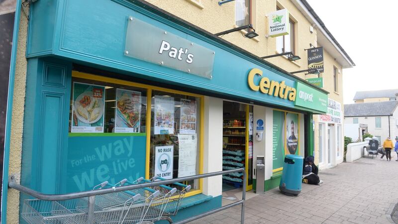 Pat’s Centra in Bettystown, Co. Meath. Photograph: Dara Mac Dónaill