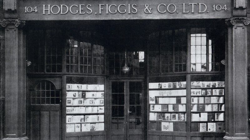 The Hodges Figgis shopfront at 104 Grafton Street  circa 1900