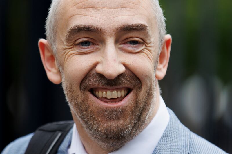 Daithi McKay outside Belfast Crown Court on Thursday. Photograph: Liam McBurney/PA Wire