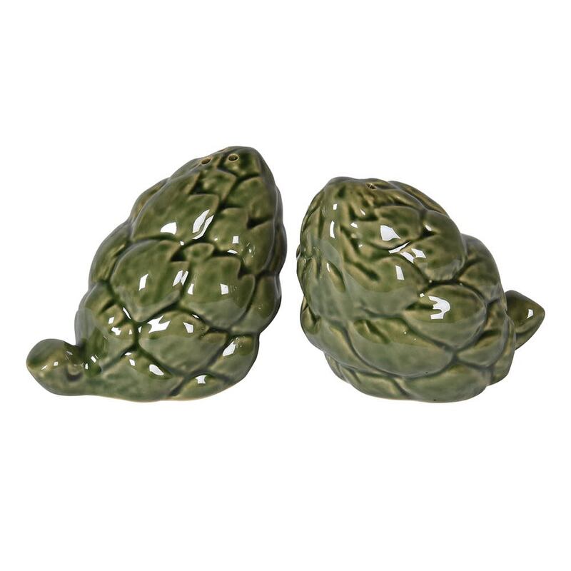 Artichoke salt and pepper shakers, €21