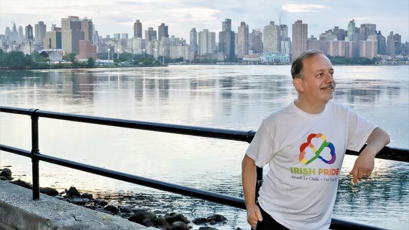 Writer, activist and  filmmaker Brendan Fay in his Astoria, Queens neighbourhood. “I grew up in a world where until 1993, it was a criminal offence to express homosexuality. We receive all this messaging where we have to keep it to ourselves. I consider it a form of violence. We are only on the edge of turning that page in history. I often think about how many people went to their grave without knowing love, or the joy of being who they are, or being affirmed for who they are. I came to do graduate work at St John’s University in 1984. I arrived in the middle of the Aids crisis. I had no sense of a self. Very few people think about immigrants who arrive for sexual reasons.  “I never thought I would find a man I would call spouse and husband. I started the Civil Marriage Trail Project to help other same-sex couples get married in Canada.  “May 22nd, 2015, I was over in Ireland. Can you imagine what it was like to be back in Drogheda on that day? My sisters were going to the school to vote. We were crying all the way down, and all the way back. The people in the town I couldn’t wait to leave voted 64 per cent in favour of marriage equality!” Photograph: Kevin McGann