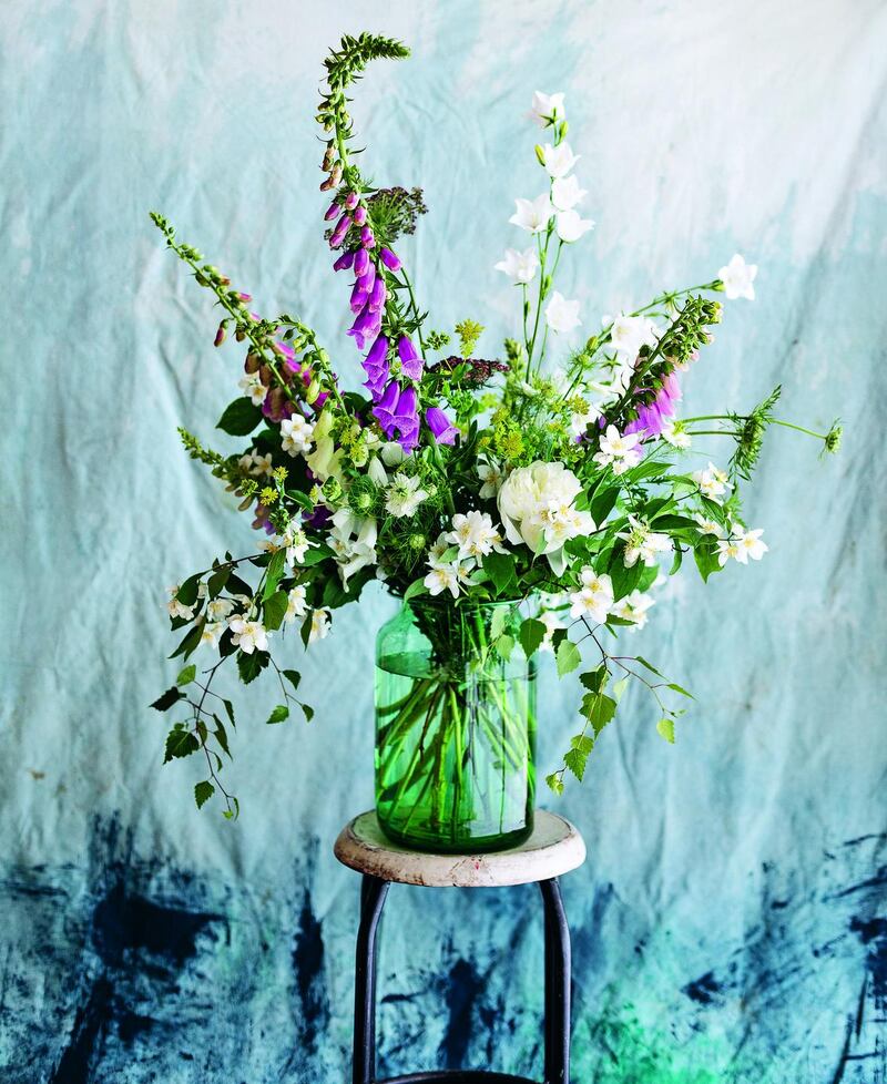 Posies of home-grown freshly cut flowers can feature blooms which are too difficult to produce commercially