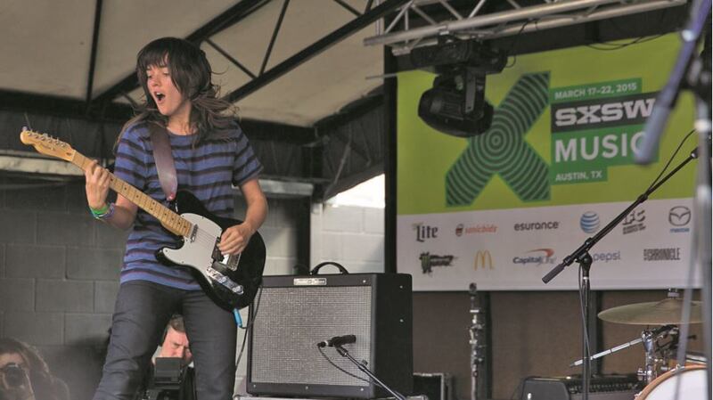 Courtney Barnett playing at South By Southwest 2015