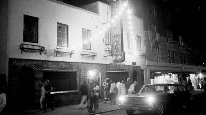 Stonewall: the Stonewall Inn, in Greenwich Village in New York, in 1969, just after the police raid that prompted rioting. Photograph: Larry Morris/New York Times