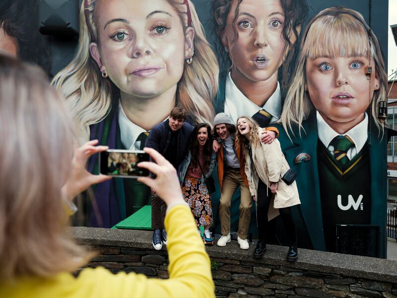 When in Derry... Derry Girls fans can do the walking tour, see the mural and visit filming locations and an exhibition at the Tower Museum 
