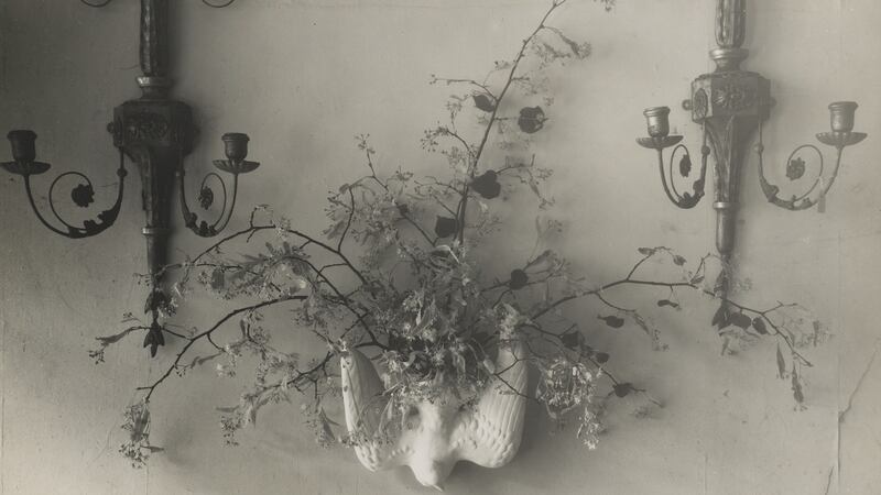 Stripped lime tree branches, arrangement by Constance Spry. Photograph: Reginald Malby c.1940/ RHS Lindley Collections