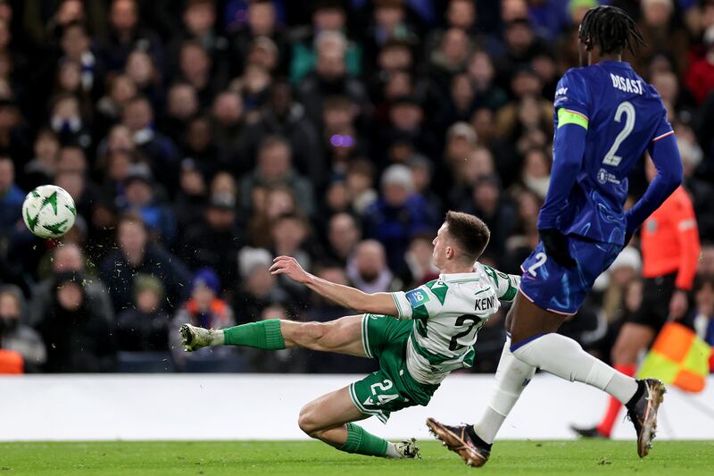 Johnny Kenny scored 20 goals for Shamrock Rovers in all competitions this year. Photograph: Laszlo Geczo/Inpho