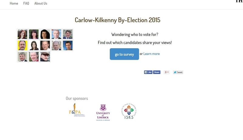 Whichcandidate.ie seeks to make voting decisons easier by asking candidates to clearly state where they stand on each issue and enable voters to easily see which candidates share their views.