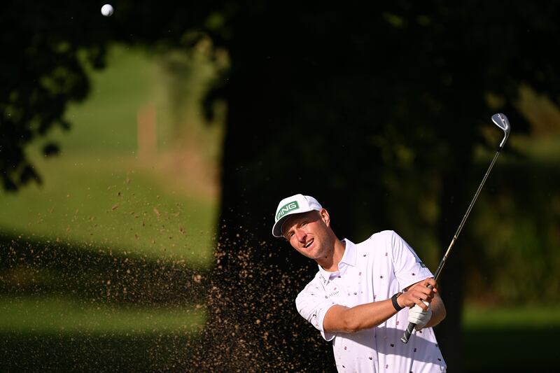 Adrian Meronk: will move on from the disappointment of missing out on the Ryder Cup as he defends his Irish Open title at the K Club. Photograph: Ross Kinnaird/Getty Images