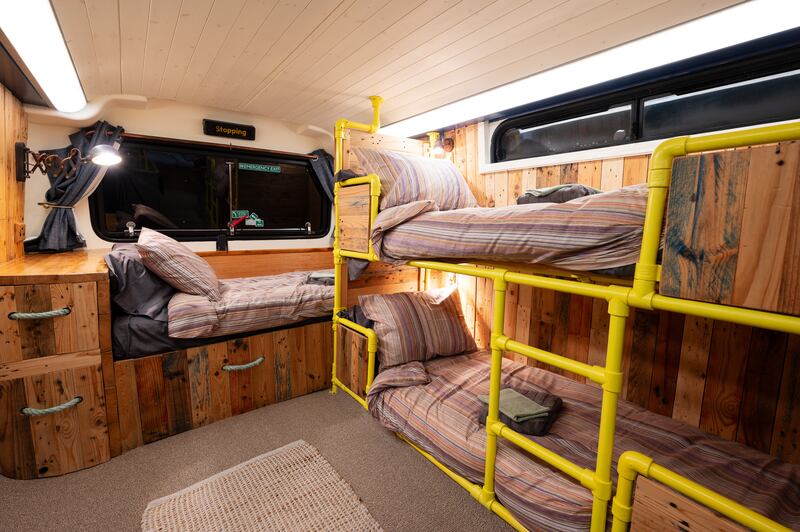 Dervla: Sleeping area. Photograph: Colin Shanahan/DigiCol Photography