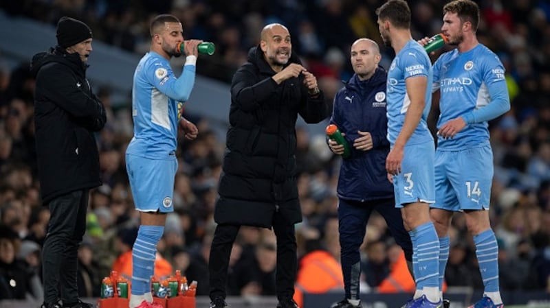Despite the result, the title race is still City’s to lose. Photograph:  Visionhaus/Getty Images
