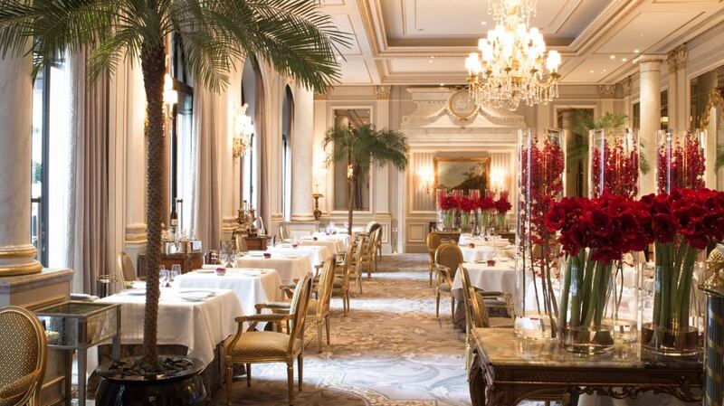 Le Cinq, at the Four Seasons Hôtel George V in Paris
