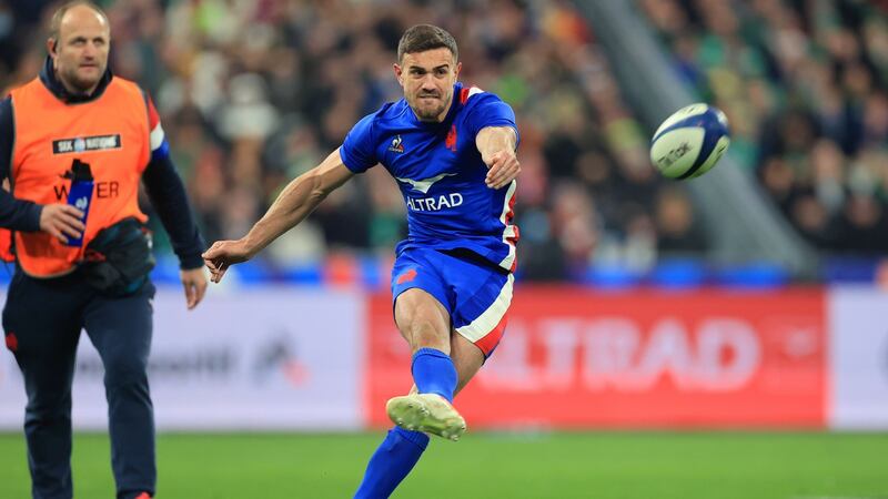 The boot of Melvyn Jaminet kept Ireland at arms length in Paris. Photograph: Billy Stickland/Inpho