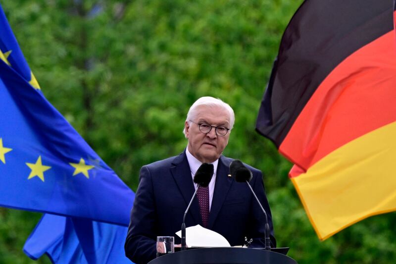 German president Frank-Walter Steinmeier. Photograph: John MacDougall/AFP via Getty Images