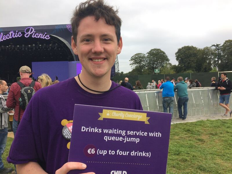 Electric Picnic 2018: you could pay €6 to jump the bar queue. Anyone? Anyone? Please! Photograph: Tony Clayton-Lea