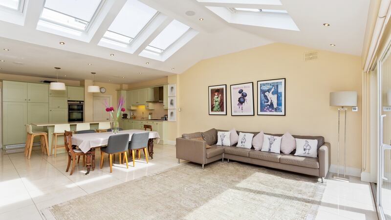 2 Stillorgan Park, Blackrock, Co Dublin: light-filled dining area