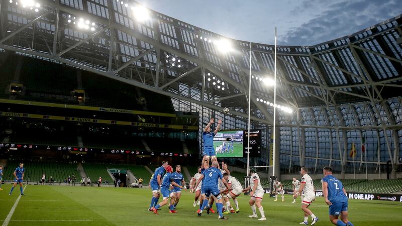 Caelan Doris claims a lineout  against Ulster. He looks  a nailed-on starter for both Leinster and Ireland. Photograph: Dan Sheridan/Inpho