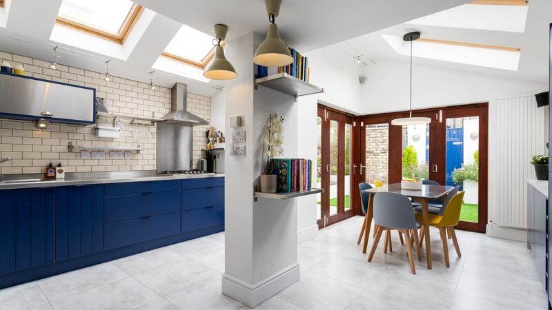 Kitchen and dining area