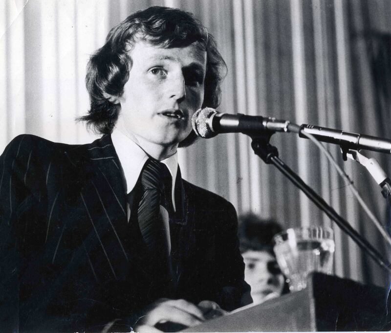 TD for West Mayo Enda Kenny at the 1976 Fine Gael Ard Fheis. Photograph: Peter Thursfield