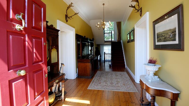 Entrance hall in Dunmoe House