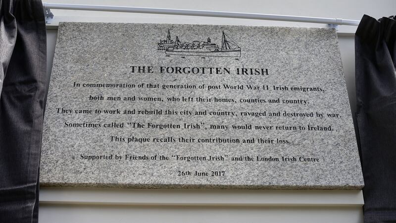 The forgotten Irish plaque