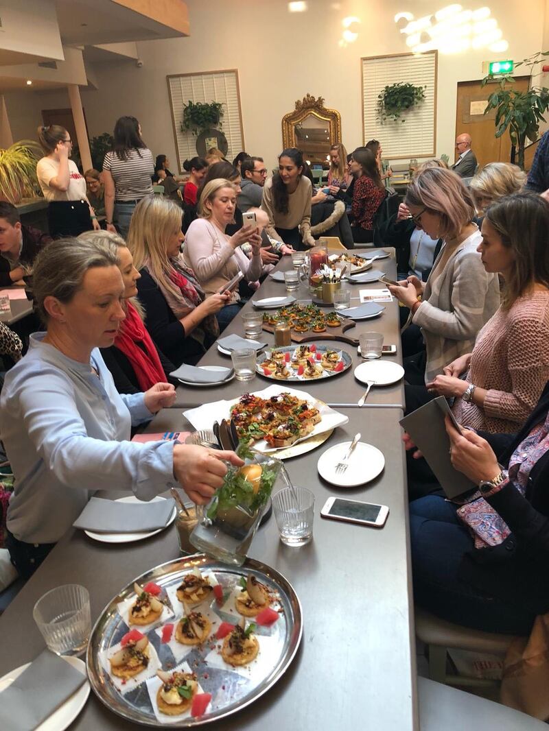 Middle Eastern treats and Farmhand Coffee at Brother Hubbard North