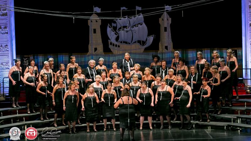 Jackie Spain: she joined the women’s barbershop choir Serendipity to try to improve her breathing