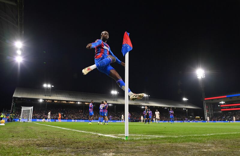 Crystal Palace hope to continue their upward movement by winning away to Fulham on Saturday. Photograph: Justin Setterfield/Getty Images